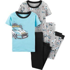 Carter's Boy's 4 piece Cotton First Responders Graphic Print Pajamas 10 14